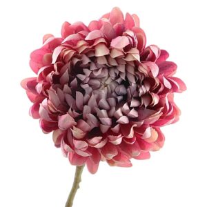 Kunstbloem-Chrysant- roze/lavendel- 65cm