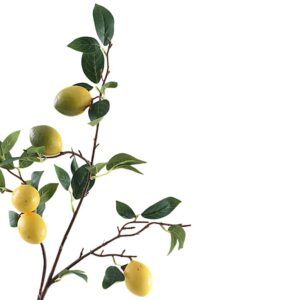 Kunsttak met citrusvruchten geel 85 cm