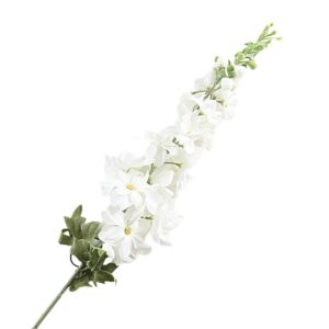 Kunstbloem Delphinium Wit 100cm 440044
