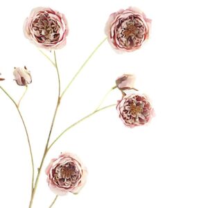 Kunsttak Rozentak mauve/creme 105cm FL440198MAU