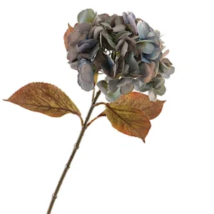 Kunsttak  Hortensia gedroogd blauw 65cm FL440070BLU