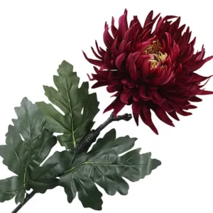 Kunsttak Chrysant bordeaux 80cm FL440027BUR
