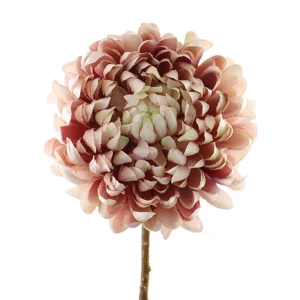 Kunst chrysant crème-roze-72cm