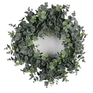 Kunstkrans Eucalyptus compact groen