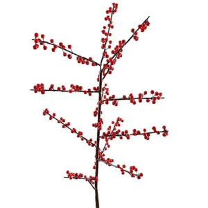Kunst ilex bessentak rood
